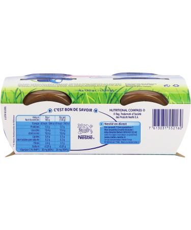 NESTLE NATURNES Baby Compotes Apples Plums 4 x 130 g from 4 to 6 Months - Buy Online on GoSupps.com