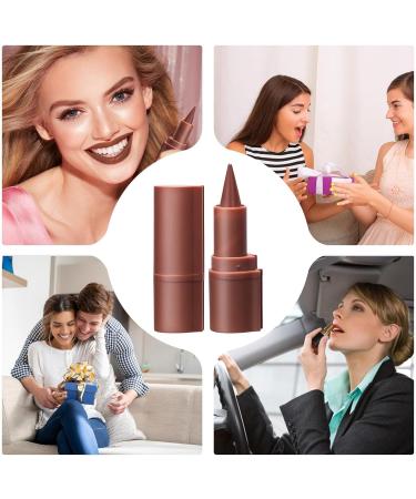 Lip Pencil Smear Resistant Long-Lasting Waterproof Lip Liner Pencil & Red For Business Travel Office Meetings Casual Gatherings - Buy Online on GoSupps.com