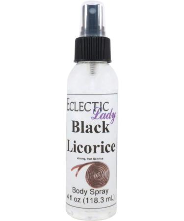 Black Licorice Body Spray 4 ounces Body Mist for Women with Clean Light & Gentle Fragrance Long Lasting Perfume with Comforting Scent for Men & Women Cologne with Soft Subtle Aroma For Daily Use 4 Fluid Ounces