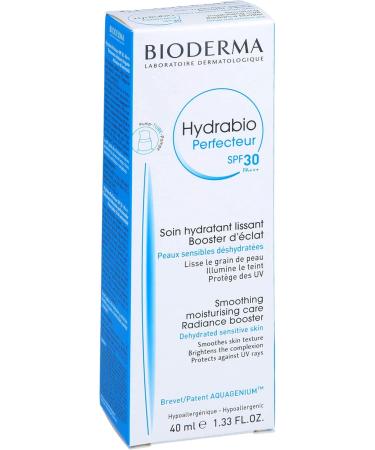 Bioderma Hydrabio Perfecteur Smoothing & Hydrating Daily Moisturiser for Dehydrated Skin with SPF 30 40ml - Buy Online on GoSupps.com