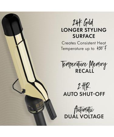 Buy HOT TOOLS 24K Gold Professional 1.5 Curling Iron - Extended Barrel for Loose Curls | Long-Lasting Results International Shipping Available - Buy Online on GoSupps.com
