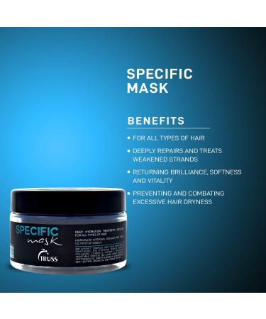 Truss Professional Specific Mask with Argan Oil - Deep Hydration for Damaged Hair - Extends Color & Prevents Split Ends (6.35oz) - Buy Online on GoSupps.com