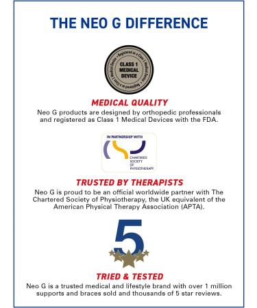 Neo-G Open Patella Knee Brace - Arthritis & Joint Pain Support for Sports & Work | Class 1 Medical Device - Buy Online on GoSupps.com