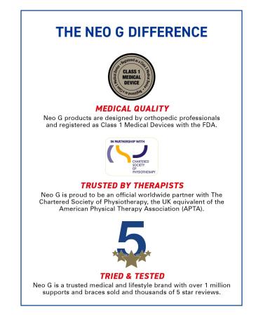 Neo G Arthritis Gloves - Compression Gloves for Men and Women - Joint Pain Relief - Class 1 Medical Device - Large Size 21-23cm - Buy Online on GoSupps.com