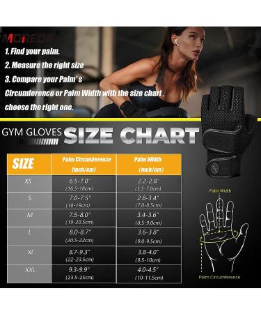 MOREOK 3MM Gel Pad Workout Gloves - 3/4 Finger Weight Lifting Gloves for Men/Women - Wrist Support Fitness Gloves for Powerlifting, Exercise, and Training - Pink, Medium - Buy Online on GoSupps.com