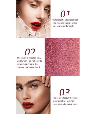 G n rique INTEROOKIE Mist Face Mouth Red Lip Line Christmas Color Makeup will not fade or stick to lip glaze cup matte lip color (04#) - Buy Online on GoSupps.com