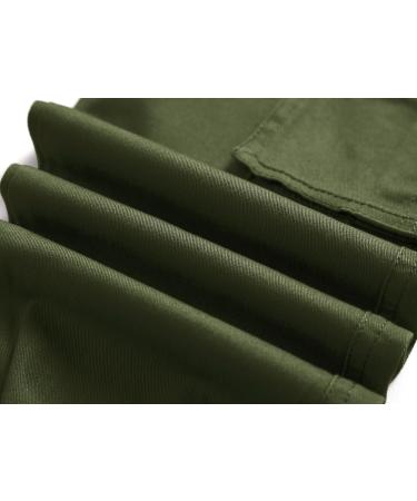 Buy YOUNGSOUL Boys Cargo Pants - Stretch Jogging & Leisure Pants Elastic Waist Army Green (164-170) - International Shipping Available - Buy Online on GoSupps.com