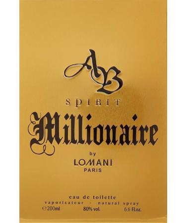 Lomani Ab Spirit Millionaire By Lomani for Men - 6.6 Fl. Oz Edt Spray Brown Fruity 6.6 Fl Oz (Pack of 1) - Buy Online on GoSupps.com