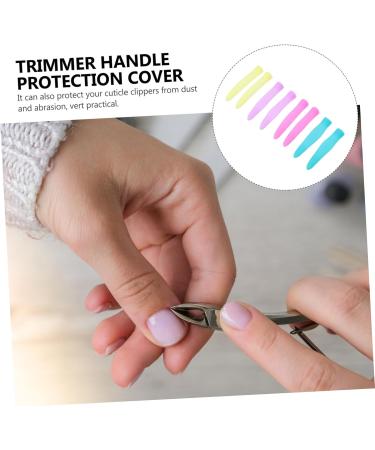FRCOLOR 4 Pairs Cuticle Nipper Handle Sleeve Scissor tip Protectors Sewing Trimmer Handle Protection Cover Nail tip Trimmer Handle Silicone Cover Silica Gel Manicure - Buy Online on GoSupps.com