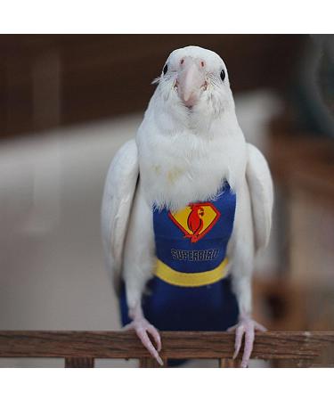 Bird Diaper Adjustable Parrot Flight Suits Leakproof Parrot Nappy Bird Flight Harness Suit Reusable Protective Parrot Nappy Clothes Fit Different Types of Parrots - Buy Online on GoSupps.com