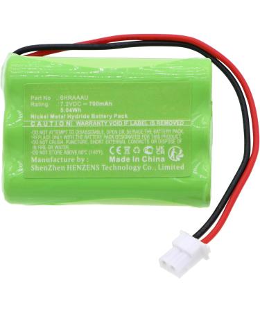 Synergy Digital Alarm System Battery - Compatible with ITI 34-051 | Ni-MH 7.2V 700mAh High Capacity Replacement for ITI NIC0191 - Buy Online on GoSupps.com