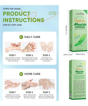 Aloe Vera Hand Cream Natural Moisturizing Hand Cream Hyaluronic acid Hand Cream Repairing and Nourishing Hand Skin Care Anti-Drying and Cracking Anti-aging Hand Cream 50g - Buy Online on GoSupps.com