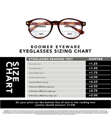 Classic Stylish Bifocal Round Reading Glasses for Men & Women - 3.00 Brown | International Shipping Available - Buy Online on GoSupps.com