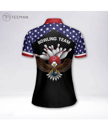 TEEMAN Personalized 3D Pink Bowling Shirts for Women - Custom Funny Team Jerseys - Buy Online on GoSupps.com