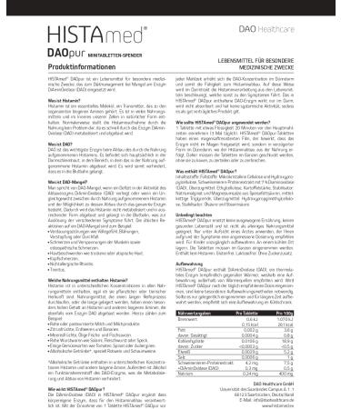 Buy Histamed Daopur Tablets - Fast International Shipping & Effective Allergy Relief - Buy Online on GoSupps.com