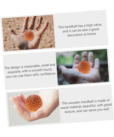 Gatuida 2st Wooden Massage Balls - Handheld Fitness Tools for Yoga & Relaxation - Chinese Hand Massage Decor - Buy Online on GoSupps.com