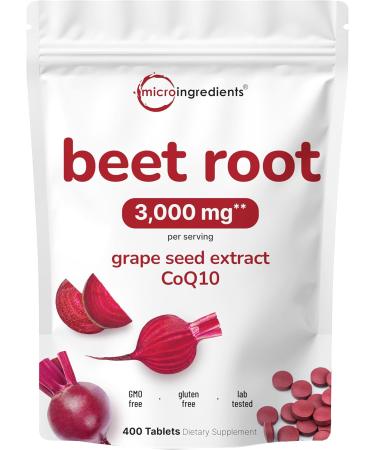 Micro Ingredients Oil of Oregano Softgels & Beet Root 3 000mg Tablets with Grape Seed + CoQ10 Bundle Pack | 4X Strength Thymoquinone with Black Seed | Natural Nitric Oxide Support - Buy Online on GoSupps.com