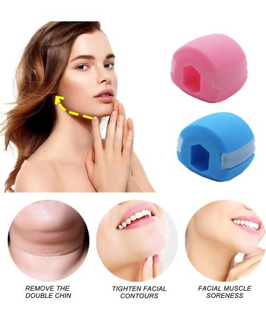 Fniise Jaw Exercise (Beginner) - Thin Face Correct Asymmetric Face Shape Exercise Facial And Neck Muscles Reduce Double Chin - Suitable For Men And Women (Pink) - Buy Online on GoSupps.com