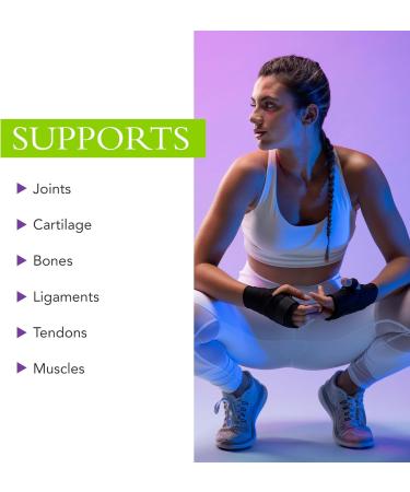 Xtravit Glucosamine Chondroitin MSM Natural Joint Support Supplement - Advanced Repair & Relief Supplements for Men & Women - Vegan Non-GMO Gluten Free No Fillers 60 Capsules - Buy Online on GoSupps.com