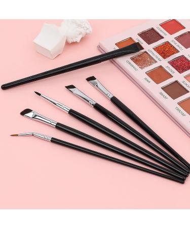 Premium 6-Piece Eyeliner Brush Set - Fine Point Precision Brow & Concealer Brushes for Professional Makeup | International Shipping Available - Buy Online on GoSupps.com