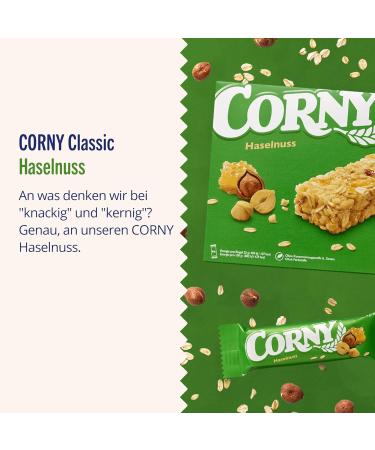 Buy Corny Classic Hazelnut Cereal Bar - Delicious Nuts & Honey | 60x25g - International Shipping Available - Buy Online on GoSupps.com