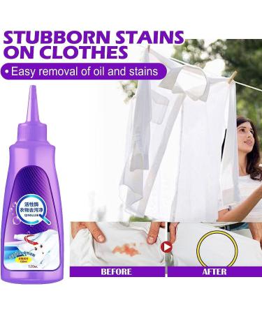 Donubiiu Affectionate Stain Remover Affectionate Active Enzyme Laundry Stain Remover - White Shirt Guardian Active Enzymatic Laundry Cleaning Stubborn Stain Cleaner Oil Remover (1PCS White) - Buy Online on GoSupps.com