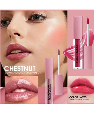 Shop Dulele 12Pcs Watery Liquid Lipstick Set - Moisturizing Highly Pigmented Longwear Rose Lip Tint with Gift Box | International Shipping - Buy Online on GoSupps.com