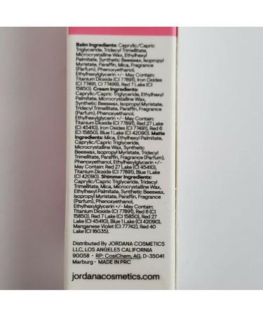 Jordana Lip ColorStax Balm 01 Pink - Shimmer Cream Matte | Buy Online - Buy Online on GoSupps.com
