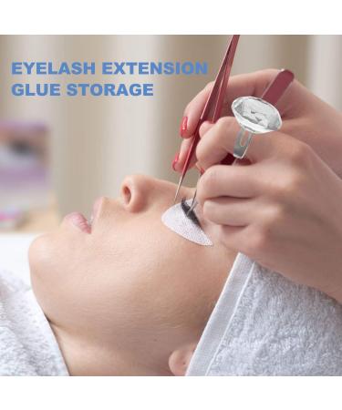 1stk Color Cup Glue Rings for Eyelash Extensions - Stainless Steel Adhesive Holder for Makeup Tools - Buy Online on GoSupps.com