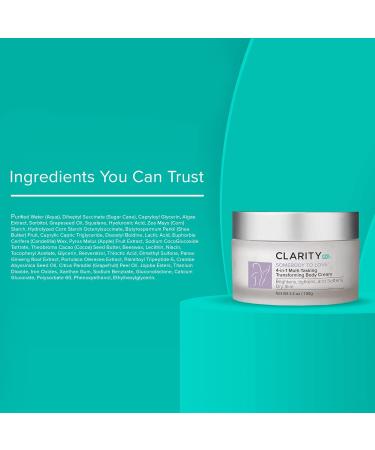 ClarityRx SomeBODY To Love 4-in-1 Anti-Aging Body Cream - Natural Moisturizing Lotion for Brightening Tightening & Smoothing Dry Skin (3.5 oz) - International Shipping Available - Buy Online on GoSupps.com