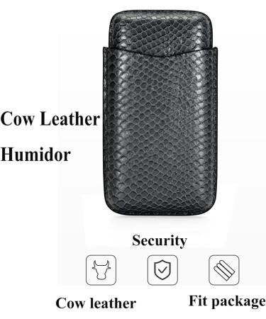 Cigar Boxs Humidors Cigar Box Compact and Lightweight Cigars Case Leather Travel Humidors Cigar Humidor Holds 3 Cigars - Buy Online on GoSupps.com