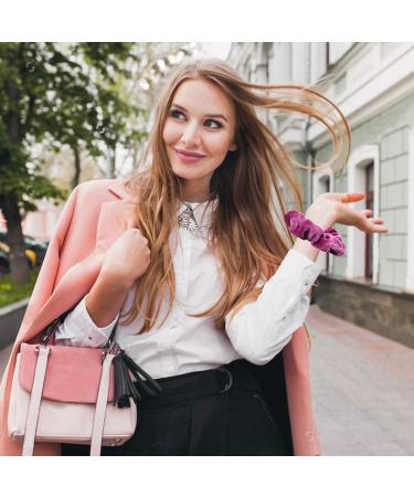 Sinwind 20 Pcs Colorful Scrunching Hair Ties for Women & Girls - Elastic Hair Accessories - Buy Online on GoSupps.com