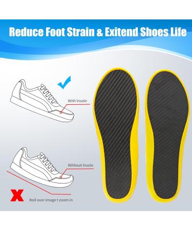 Buy Carbon Fiber Insoles for Men & Women | Rigid Shoe Inserts & Foot Plates - Size 9M & 10W - International Shipping Available - Buy Online on GoSupps.com