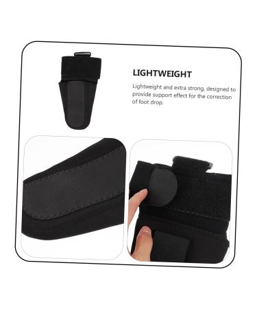 Foot Inversion Protector Plantar Splint - Adjustable Foot Drop Corrector Tool & Arch Support Stabilizer (Black) - 25x13x0.5cm - International Shipping Available - Buy Online on GoSupps.com
