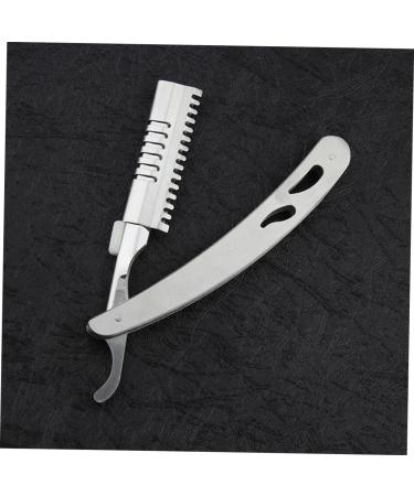 Minkissy Stainless Steel Razor Set - 3-Piece Hairdresser Straight Razor with Interchangeable Blades & Pocket Safety Razor for Men - International Shipping Available - Buy Online on GoSupps.com