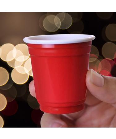 Party Bargains Mini Red Plastic Shot Glasses - 2oz (360 Pack) - Disposable Cups for Jello Shots, Condiments, Snacks - 360 Count (Pack of 3) - Buy Online on GoSupps.com