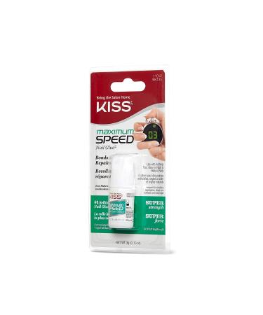 Kiss Maximum Speed Nail Glue BK135 (6 Pack) - Strong Adhesive for Quick Nail Fixes - Buy Online on GoSupps.com