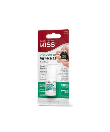 Kiss Maximum Speed Nail Glue BK135 - 4 Pack | Strong Adhesive for Quick Nail Repair - Buy Online on GoSupps.com