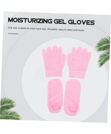 Beavorty 6 Pairs Gel Care Kit Hand Softening Hand Healing Gloves Lotion Socks Moisture Overnight Socks Dry Hands Gloves Heel Moisturizing Socks Moisture Gloves whitening Yarn Man - Buy Online on GoSupps.com