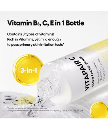 Nature Republic Vitapair C Glow Facial Cleanser Toner Set - Korean Vitamin Skincare Cleaner Skin Hydrating Niacinamide Lightweight - Buy Online on GoSupps.com
