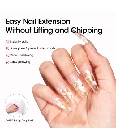 Shop Gellen 7-in-1 Clear Builder Gel Polish - Nail Strengthener & Extension Gel - Soak Off UV Gel for Nail Art - 15ml - Buy Online on GoSupps.com