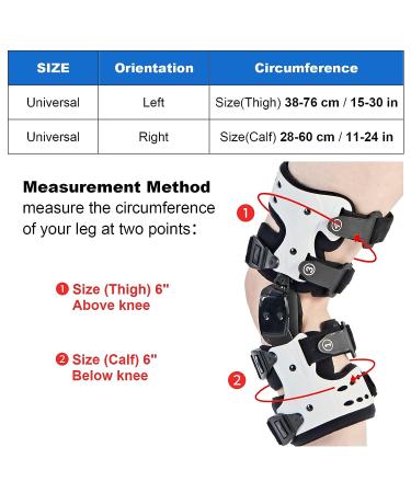 RISURRY OA Unloader Knee Brace for Arthritis Pain Relief - Universal-Left Leg - Buy Online on GoSupps.com