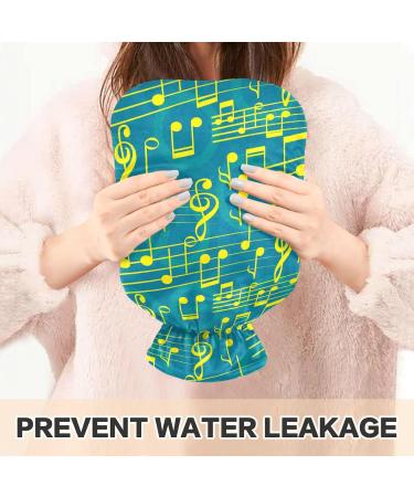 Naanle Musical Grade Hot Water Bottle - 1L Heat & Cold Therapy | Transparent for Bed Hand & Feet Pain Relief | International Shipping - Buy Online on GoSupps.com