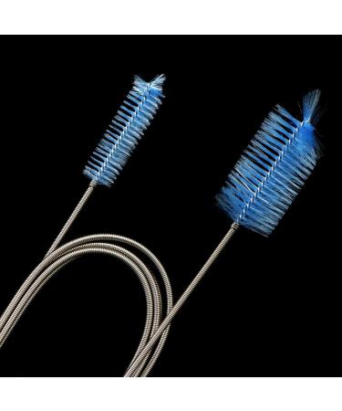 200cm Aquarium Cleaning Brush Set | Flexible Double Hose & Filter Tube Brush - Best Nylon Cleaner for Aquariums - Buy Online on GoSupps.com