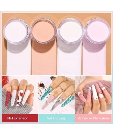 Morovan Acrylic Nail Kit - Complete Set for Beginners with UV Lamp & Glitter Powder | Professional Acrylic Nail Starter Kit - Buy Online on GoSupps.com