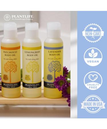 Plantlife Herbal Body Oil with Neem - 100% Natural Aromatherapy - 4 oz | International Shipping Available - Buy Online on GoSupps.com