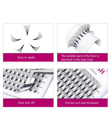 14D 0.05mm C Curl Russian Eyelash Extensions - Premade Fans 8-14mm | International Shipping - Buy Online on GoSupps.com