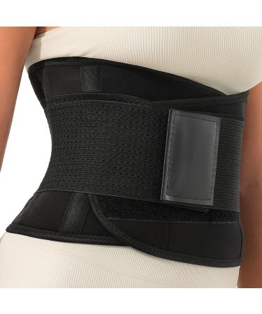 Back Brace Lumbar Support Belt: RAKZU Lower Back Pain for Women Men Breathable Back Support Belt Dual Adjustable Straps Pain Relief for Herniated Disc Sciatica Heavy lifting Size Medium