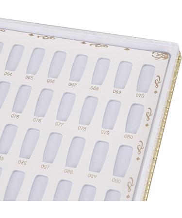 120 Tips Nail Color Art Display Book Nail Polish Color Chart Cute Nail Art Chart for Manicure Tool with False Nails - Buy Online on GoSupps.com