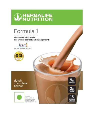 Herbalife Formula 1 Nutritional Shake Mix - (Strawberry Dutch Chocolate) 500 Grams Each - Pack of 2 - Herbalife Shake - Herbalife Protein Powder - Herbalife Weight Loss - Herbalife Meal Replacement - Buy Online on GoSupps.com